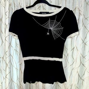 ModCloth Collectif Peplum Shirt 🕸🕷